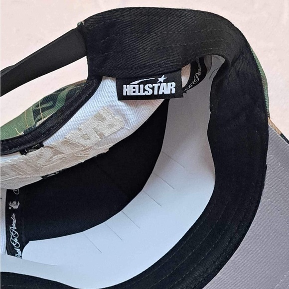 Hellstar Camo Snap-Back Rhinestone Logo - Picture 8 of 11
